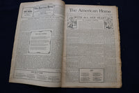 1907 OCTOBER THE AMERICAN HOME NEWSPAPER - NICE ILLUSTRATED COVER - NP 8691