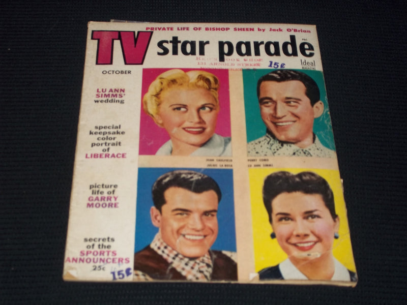 1954 OCTOBER TV STAR PARADE MAGAZINE - PERRY COMO FRONT COVER - E 14055