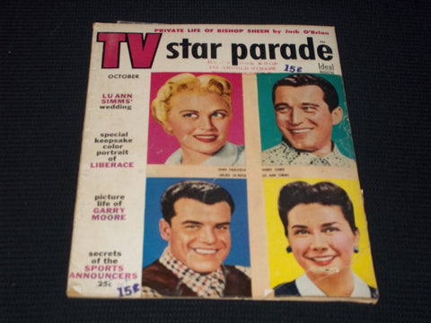 1954 OCTOBER TV STAR PARADE MAGAZINE - PERRY COMO FRONT COVER - E 14055