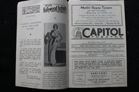1933 APRIL 14 CAPITOL THEATRE MAGAZINE - LIONEL BARRYMORE - K 2200