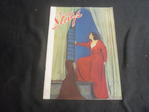 1935 MARACH THE STAGE MAGAZINE - KATHARINE CORNELL IN ROMEO AND JULIET - B 4198A