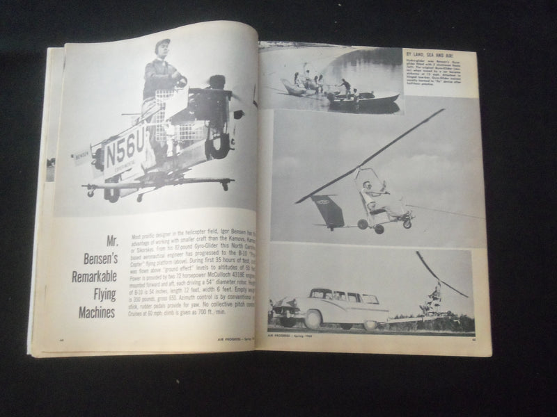 1960 SPRING AIR PROGRESS MAGAZINE - HOME-BUILT PLANES OF THE NORTHWEST- SP 8165M
