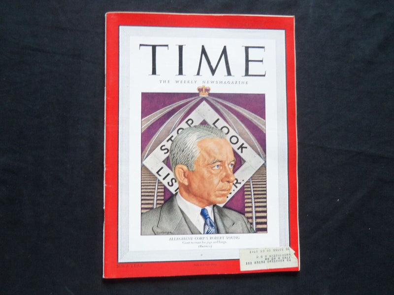 1947 FEBRUARY 3 TIME MAGAZINE - ROBERT YOUNG - T 1058
