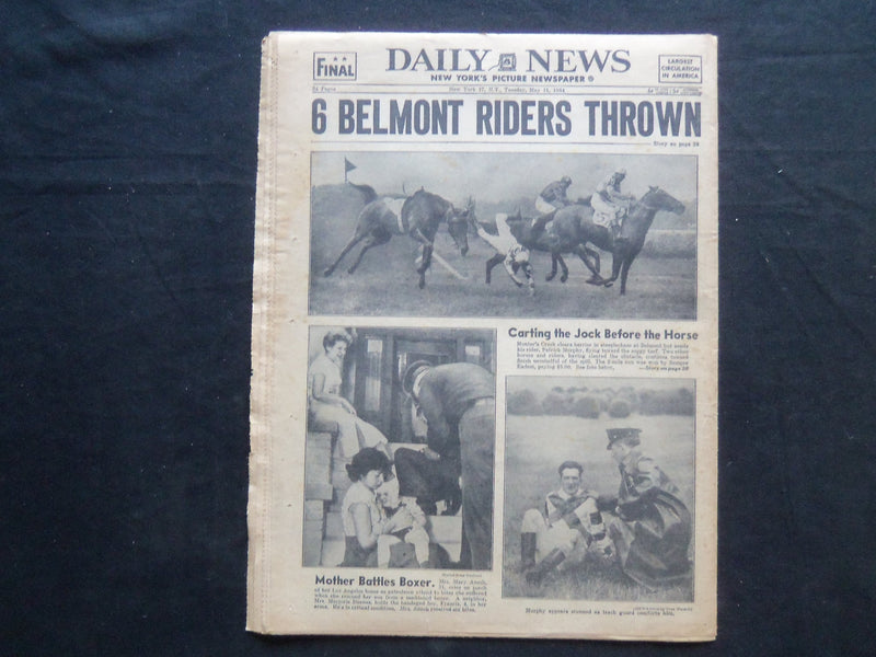 1954 MAY 11 NY DAILY NEWS NEWSPAPER - NY STATE THRUWAY IS SUPER - NP 2514