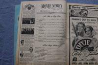 1943 AUGUST MOVIE STORY MAGAZINE - INGRID BERGMAN & GARY COOPER COVER - ST 1002C