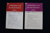 1960-1969 AMERICAN SCIENTIST MAGAZINE - LOT OF 5 - O 3610