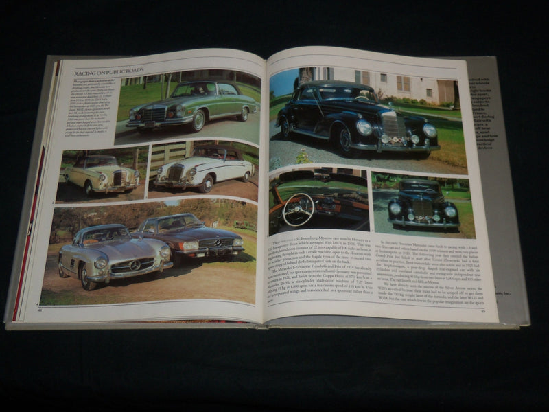 1982 MERCEDES HARDCOVER BOOK BY GEORGE BISHOP - GREAT PHOTOS - I 2049