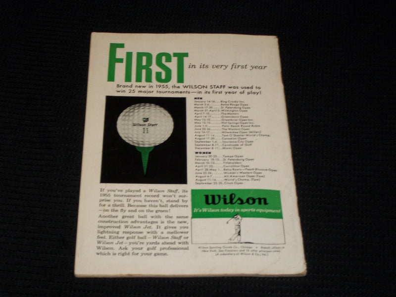 1956 MAY GOLF DIGEST MAGAZINE - MIKE SOUCHAK FRONT COVER - E 5490