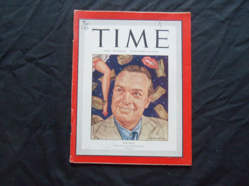 1943 SEPTEMBER 20 TIME MAGAZINE - BOB HOPE - T 882