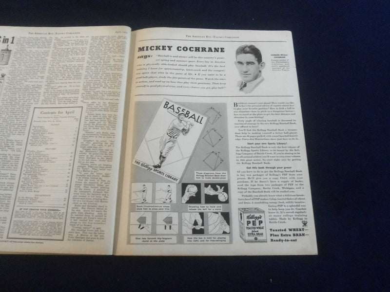1934 APRIL AMERICAN BOY MAGAZINE - THE CASE OF THE LUCY M - ST 7084