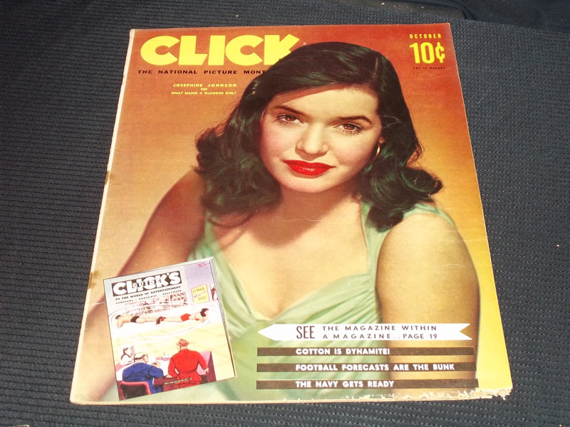 1940 OCTOBER CLICK MAGAZINE - JOSEPHINE JOHNSON FRONT COVER - E 20041