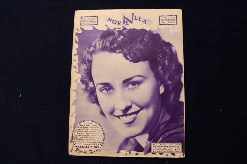 1937 AUGUST 1 NOVELLE MAGAZINE - MARLENE DIETRICH - ITALIAN COVER - E 23779