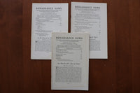 1949-1953 RENAISSANCE NEWS MAGAZINE - DARTMOUTH COLLEGE - LOT OF 18 - O 3914