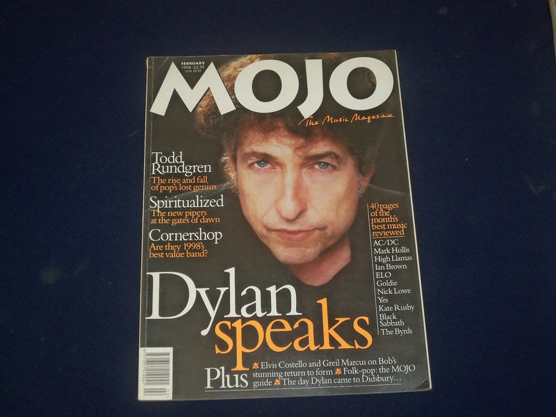 1998 FEBRUARY MOJO MAGAZINE - ENGLAND - BOB DYLAN - B 664
