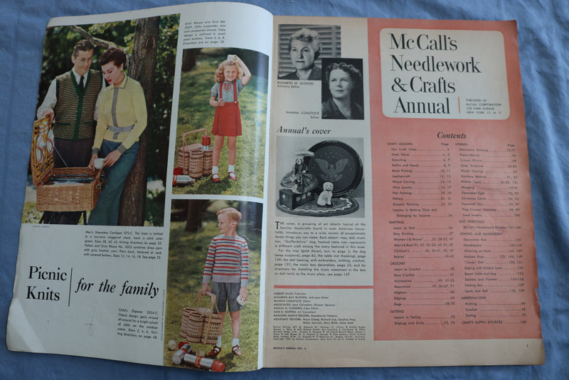 1951 MCCALL'S NEEDLEWORK & CRAFTS ANNUAL MAGAZINE - GREAT PATTERNS - SP 4786I