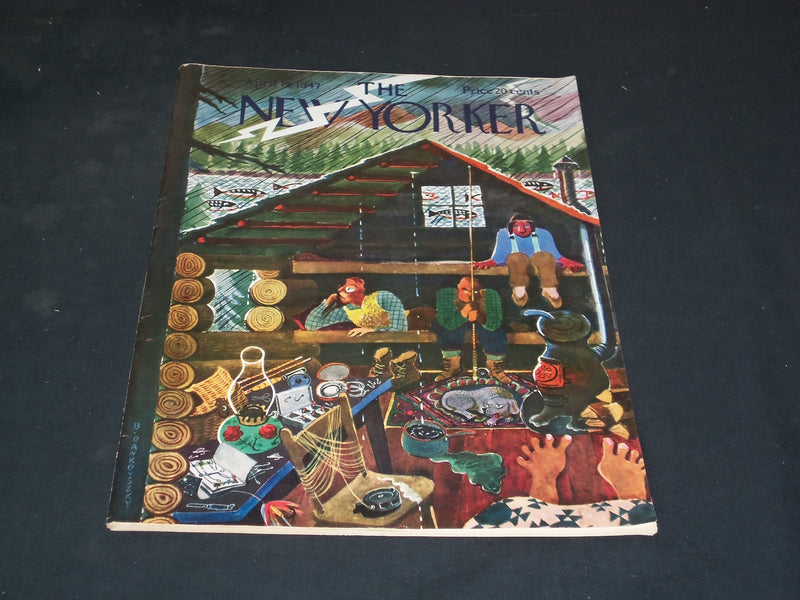 1947 APRIL 19 THE NEW YORKER MAGAZINE - ILLUSTRATED COVER - NY 259