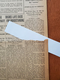 1921 NOV 22 NEW YORK TIMES NEWSPAPER-FRANCE NOT TO DEFEND LIBERTY ALONE -NT 8006