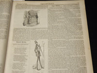 1842 JAN-JUL THE NEW WORLD JOURNAL BOUND VOLUME - DICKENS - LONGFELLOW - R 731P