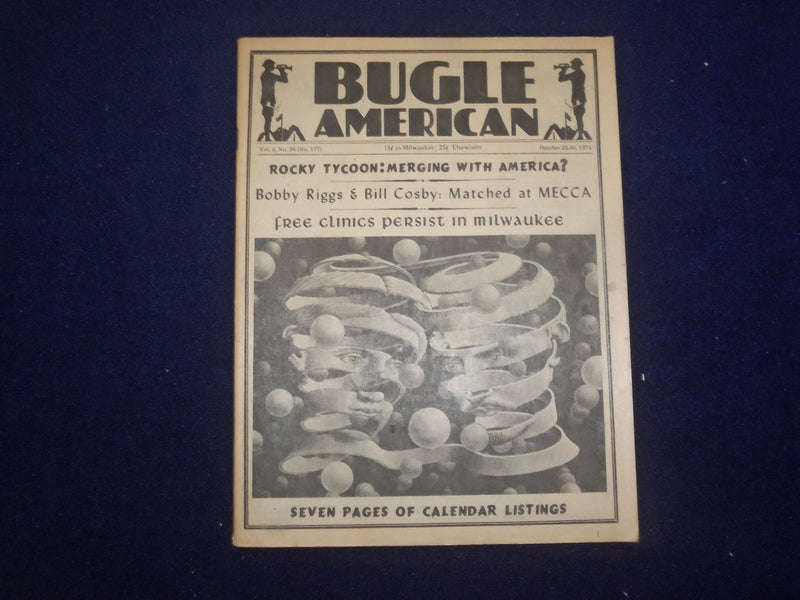 1974 OCTOBER 23-30 BUGLE AMERICAN MAGAZINE - BOBBY RIGGS & BILL COSBY - J 9423