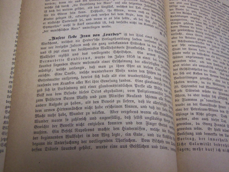 1871-1912 STIMMEN AUS MARIA-LAACH KATHOLISCHE GERMAN VOLUME LOT OF 23 - KD 38
