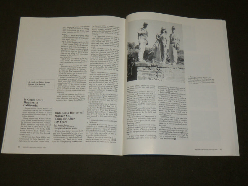 1991-1993 AASHTO TRANSPORTATION QUARTERLY MAGAZINE LOT OF 5 ISSUES - O 3270