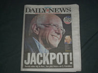 2020 FEBRUARY 23 NEW YORK DAILY NEWS NEWSPAPER - SANDERS WINS NEVADA PRIMARY