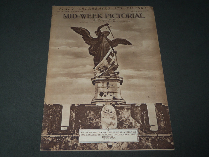 1919 JAN 9 MID-WEEK PICTORIAL MAGAZINE SECTION - CASTLE OF ST. ANGELO - NP 2867