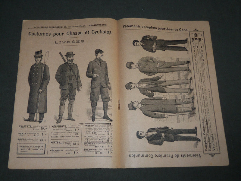 1898 SPRING-SUMMER BELLE JARDINIERE VETEMENTS FRENCH CATALOGUE - FR 1068