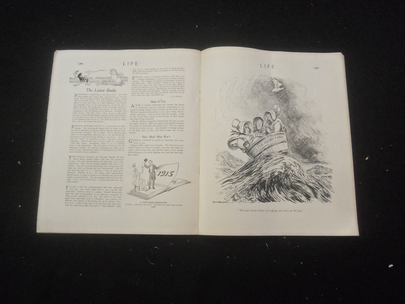 1915 DECEMBER 30 LIFE MAGAZINE - THE GHOSTLY HOUR - L 762N