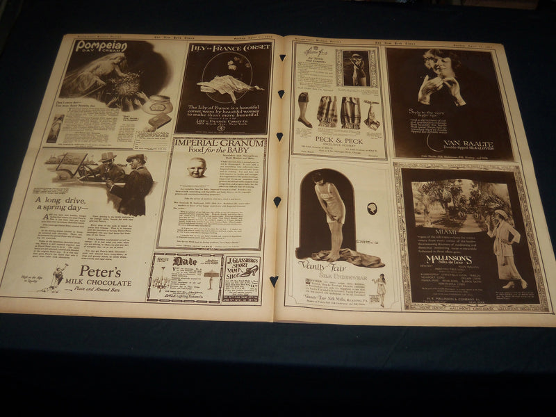 1920 APRIL 11 NEW YORK TIMES PICTURE SECTION - JOHN BURROUGHS - NT 8761