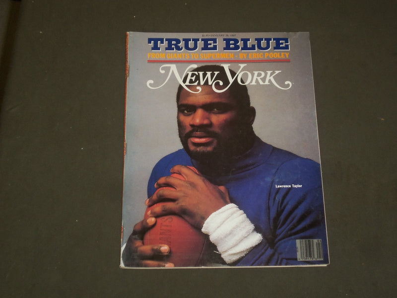 1987 JANUARY 26 NEW YORK MAGAZINE - LAWRENCE TAYLOR - B 2170