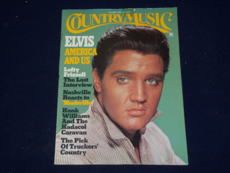 1975 NOVEMBER COUNTRY MUSIC MAGAZINE - ELVIS PRESLEY - PHOTOS - SP 9916