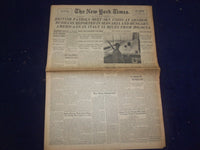 1944 SEP 25 NEW YORK TIMES - BRITISH PATROLS MEET SKY UNITS AT ARNHEM - NP 6631