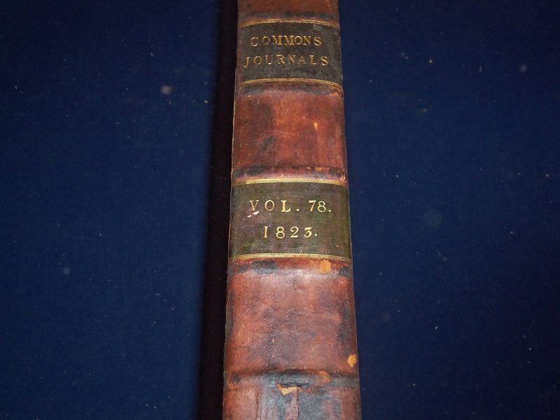 1823 JOURNALS OF THE HOUSE OF COMMONS - KING GEORGE IV 4TH YEAR REIGN - KD 4H