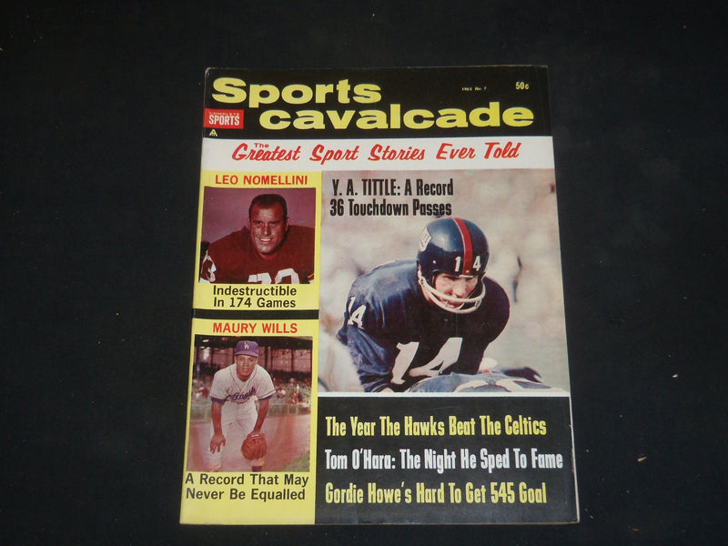 1965 SPORTS CAVALCADE MAGAZINE - Y.A. TITTLE COVER - SP 2671