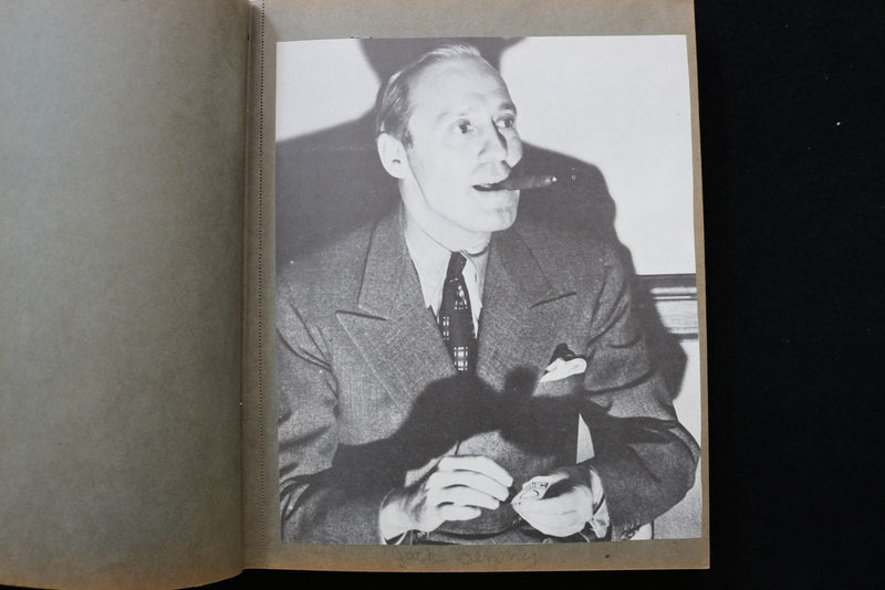 1940'S MOVIE STARS SCRAPBOOK - JACK BENNY-CLARK GABLE-HUMPHREY BOGART - E 24931