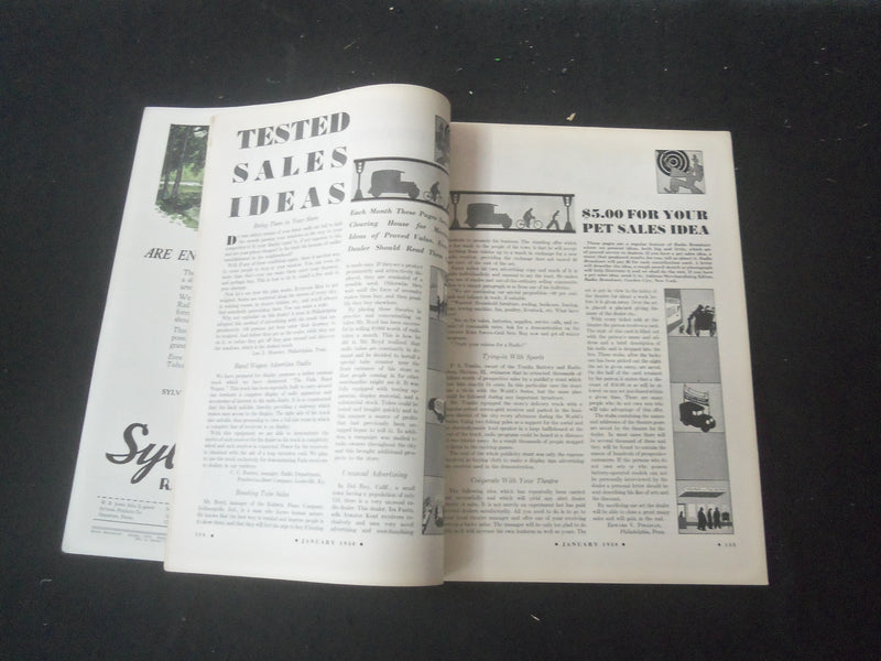1930 JANUARY RADIO BROADCAST MAGAZINE - NICE COVER, ARTICLES & PHOTOS - B 434X