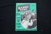 1939 JANUARY RADIO NEWS MAGAZINE - TELEVISION COMES TO NEW YORK COVER - E 10587