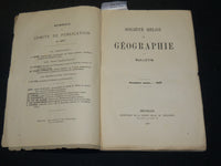 1877-1904 SOCIETE BELGE DE GEOGRAPHIE BULLETIN LOT OF 108 ISSUES - MAPS - WR 141