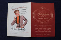 1939-1942 METROPOLITAN OPERA HOUSE PROGRAMS - LOT OF 5 - K 1700