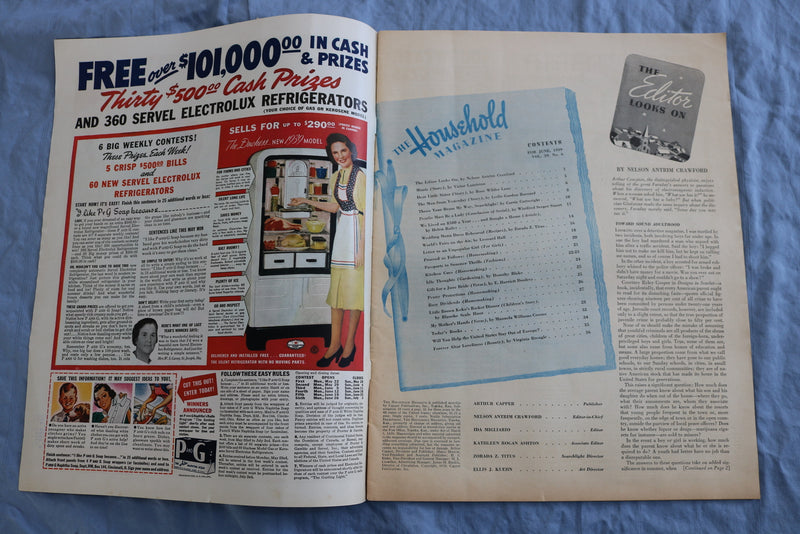 1939 JUNE HOUSEHOLD NEEDLECRAFT MAGAZINE - ILLUSTRATIONS/STORIES/ADS - SP 4784N