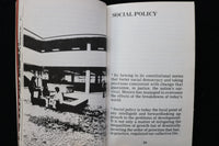 1975 MEXICO FIFTH STATE OF THE NATION REPORT SOFTCOVER BOOK - K 3520