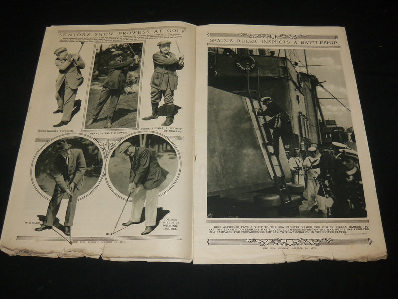 1915 OCTOBER 10 THE SUN PICTORIAL MAGAZINE SECTION - THE POPE - NP 5422