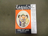 1936 OCTOBER ESQUIRE MAGAZINE - NICE ILLUSTRATIONS, COVER AND ADS - ST 3087