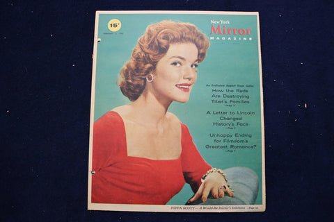 1960 FEBRUARY 7 NY MIRROR MAGAZINE - PIPPA SCOTT COVER - E 22242