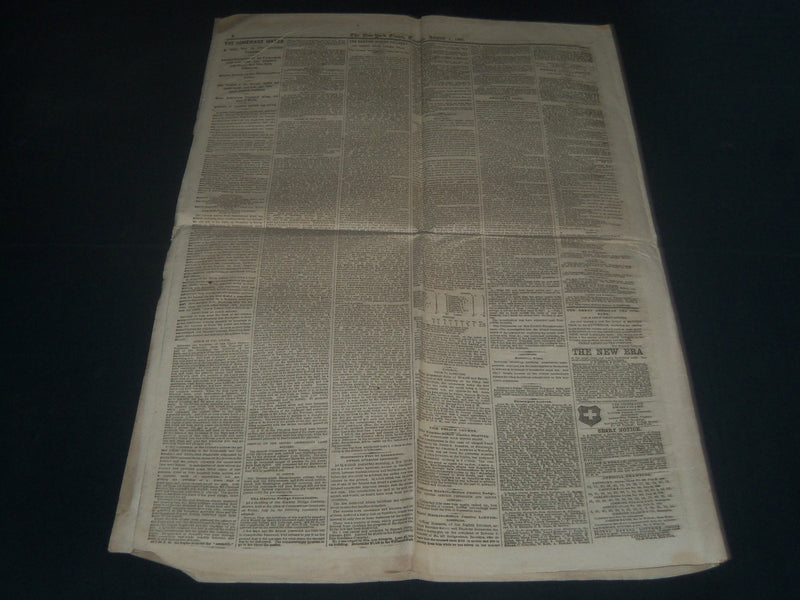 1865 AUGUST 1 NEW YORK TIMES NEWSPAPER - WEST POINT CHANGES AND REFORMS- NP 3991
