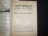 1942 SEPTEMBER FACT DIGEST MAGAZINE - ENTERTAINING/INSTRUCTIVE ARTICLES - J 9991