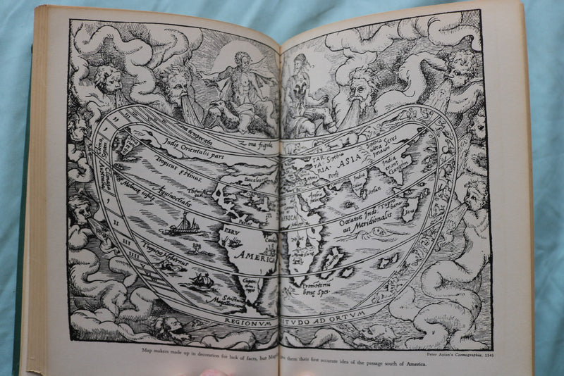 1957 BOOK OF THE SEVEN SEAS HARDCOVER BOOK BY PETER FREUCHEN - KD 9660