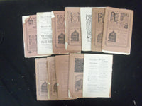 1886-1888 NEW ENGLAND MAGAZINE LOT OF 12 - NICE ILLUSTRATIONS & ADS - WR 1265