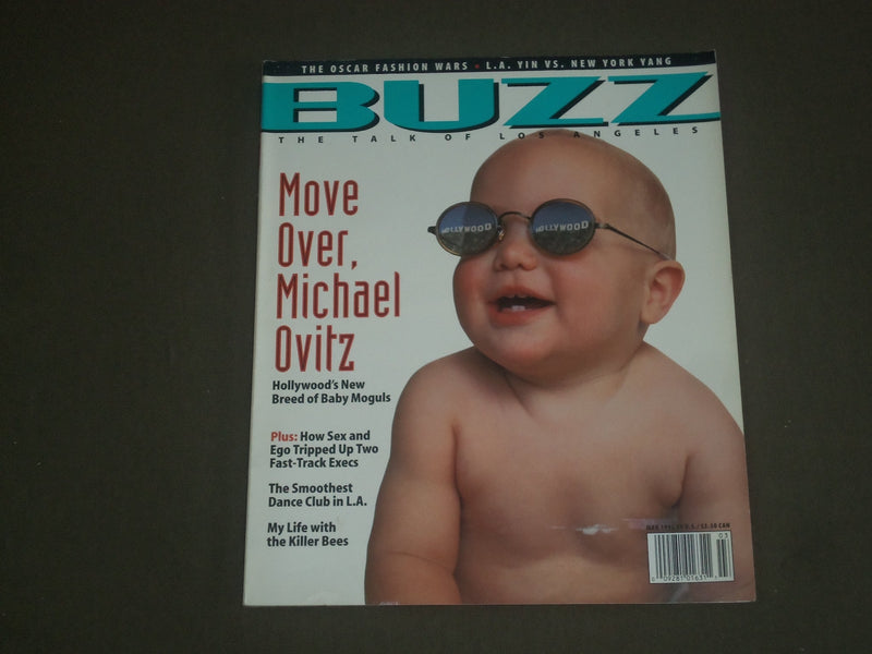 1995 MARCH BUZZ MAGAZINE - MOVE OVER, MICHAEL OVITZ - B 493